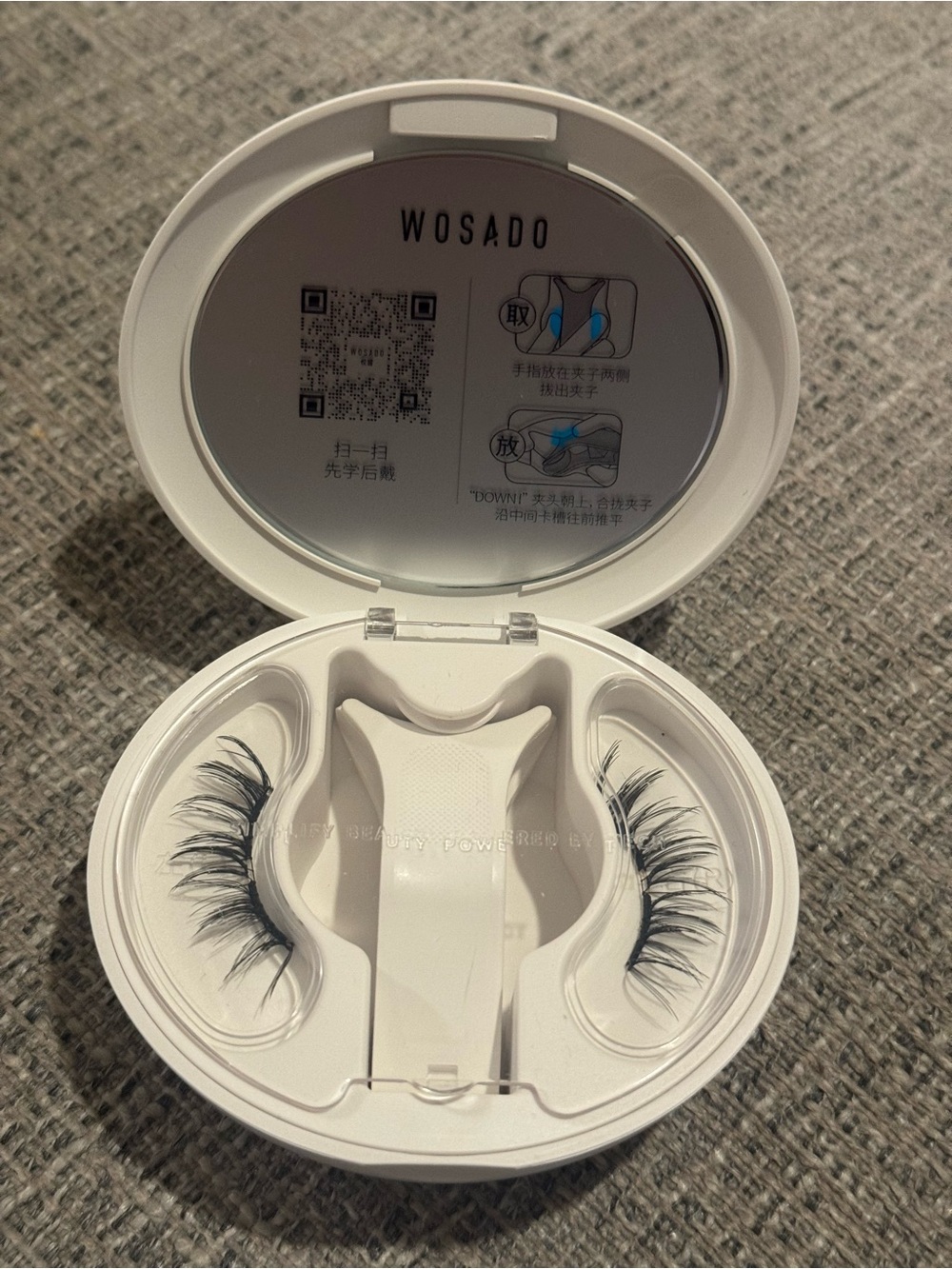 c beauty magnetic lashes kit, reusable WOSADO